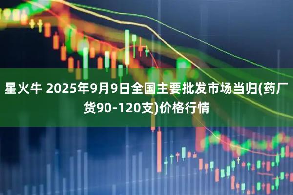星火牛 2025年9月9日全国主要批发市场当归(药厂货90-120支)价格行情